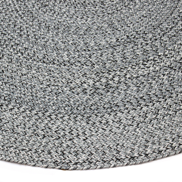 Hazel Grey Round PET indoor outdoor Rug