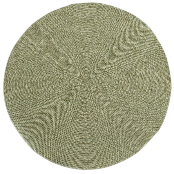 Hazel Sage Round PET Indoor Outdoor Rug
