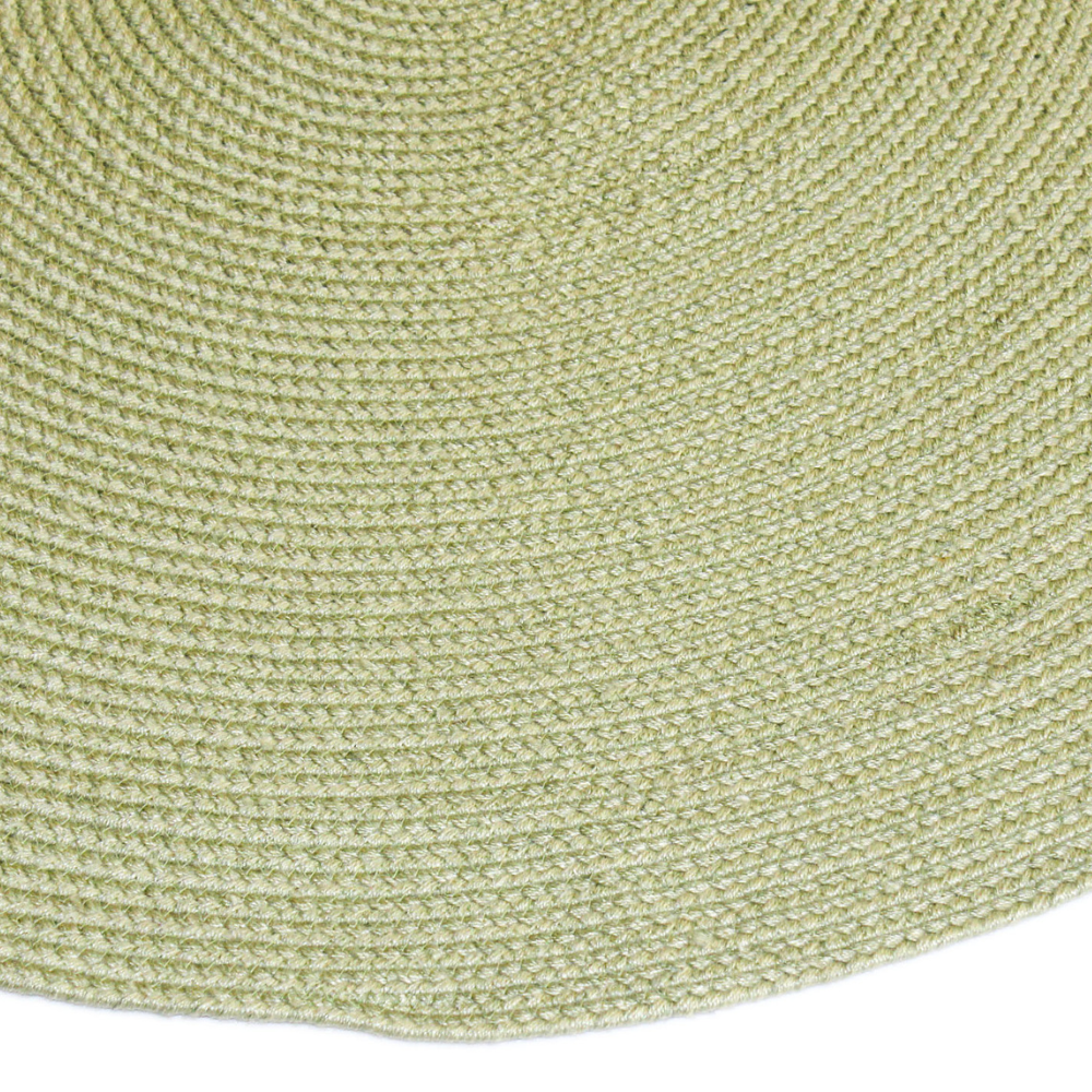 Hazel Sage Round PET Indoor Outdoor Rug