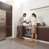 Gainsboro Soft Padded Herringbone Kitchen Mat - Fab Habitat , Soft Padded Kitchen Mats, 