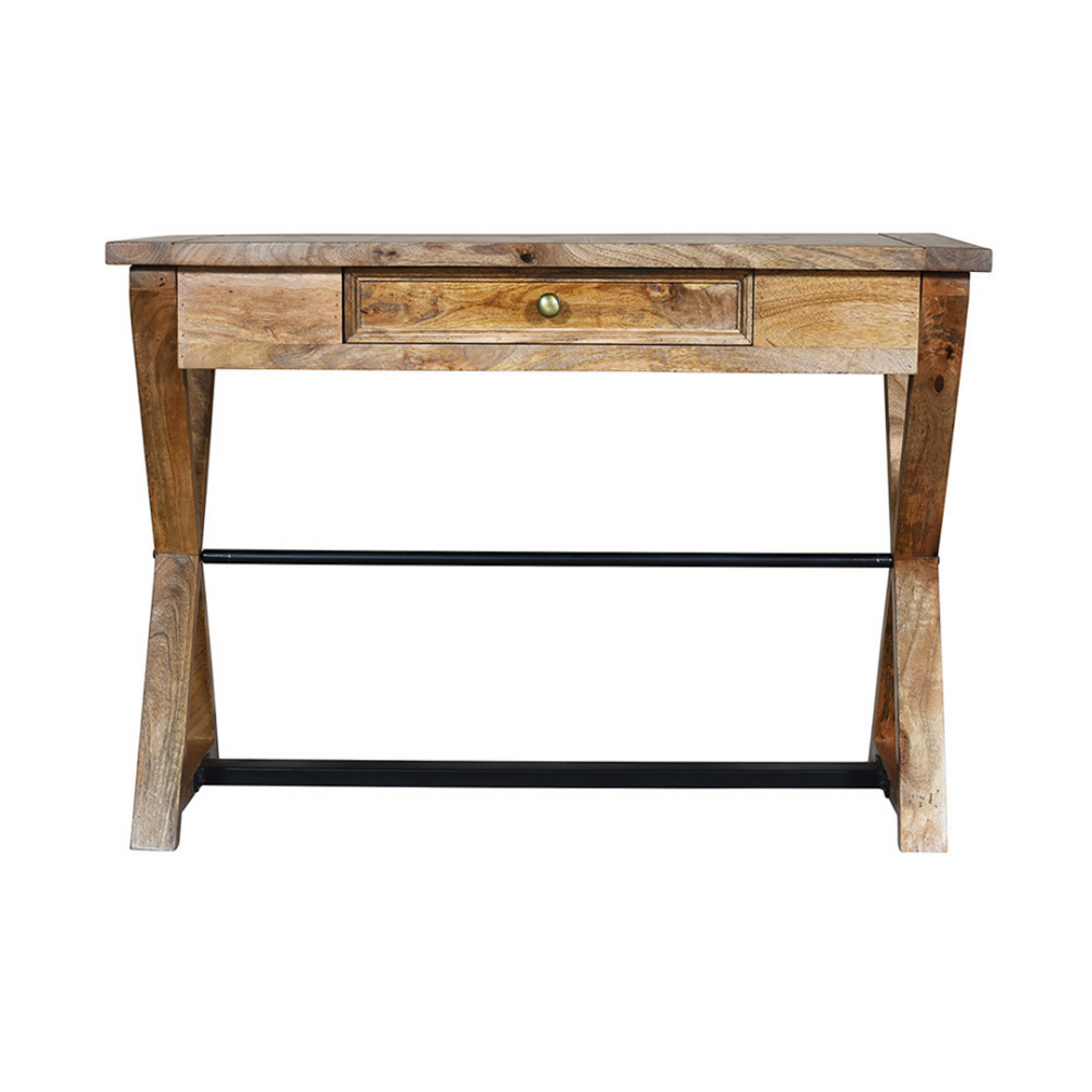 Holmes Natural Wood Modern Study Desk or Office Desk - Fab Habitat , Study Desks, 