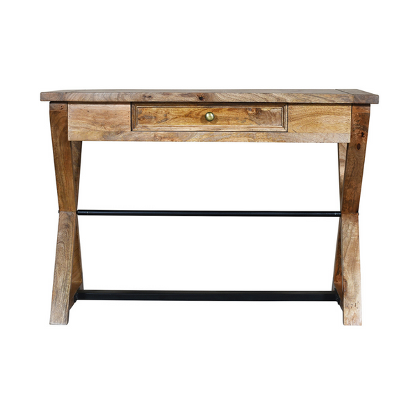 Holmes Natural Wood Modern Study Desk or Office Desk - Fab Habitat , Study Desks, 