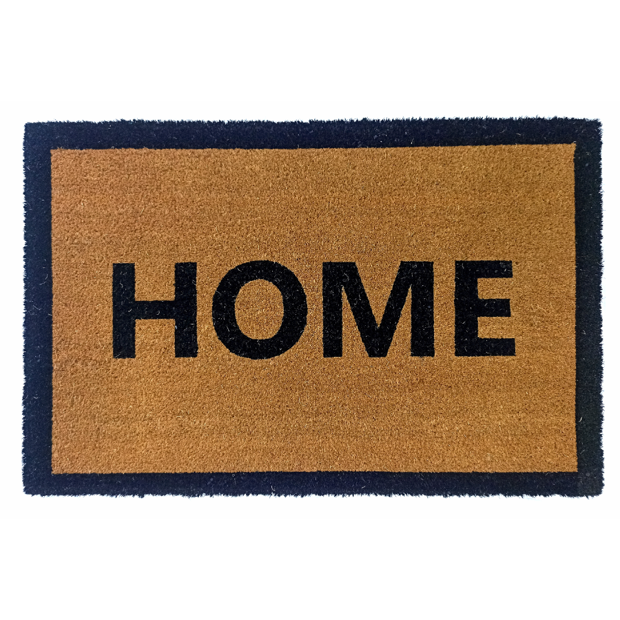 Home Border PVC Backed Coir Doormat - Fab Habitat , Doormats,