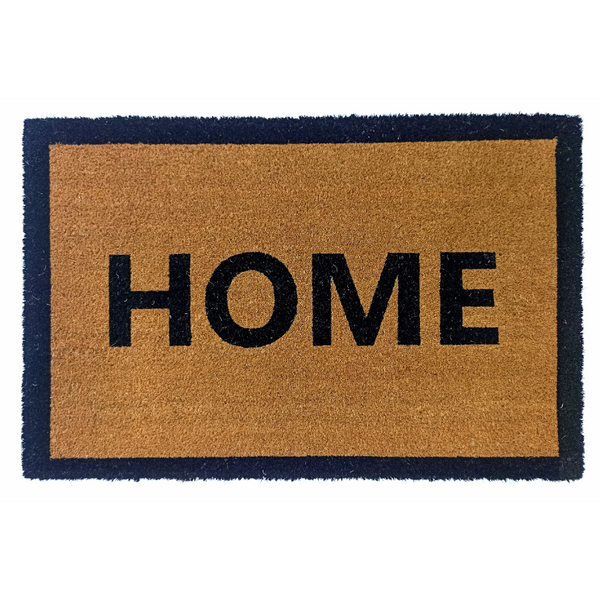 Home Border PVC Backed Coir Doormat - Fab Habitat , Doormats,
