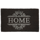 Home Dark Grey PVC Backed Coir Doormat - Fab Habitat , Doormats, 
