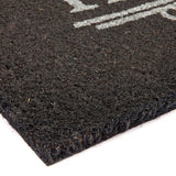 Dark Grey PVC Backed Home Long Front Door Mat - Fab Habitat , Doormats, 
