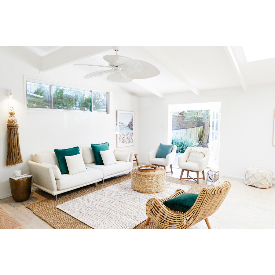 IBIS White Large Jute Rug for Living Room - Fab Habitat , Jute Rug, 