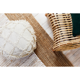 IBIS White Large Jute Rug for Living Room - Fab Habitat , Jute Rug, 