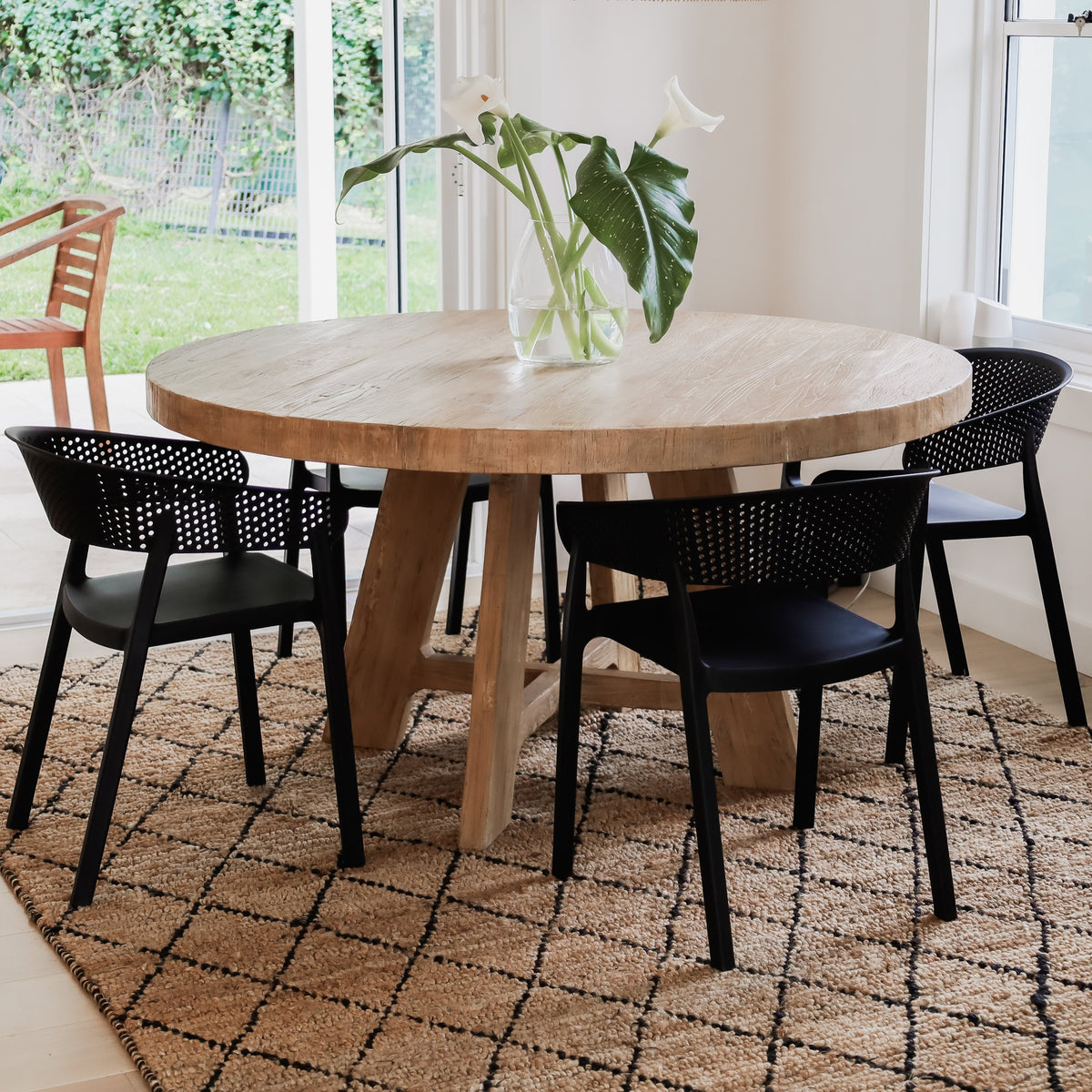 Santacruz Black Outdoor Chair - Fab Habitat , Outdoor Furniture,