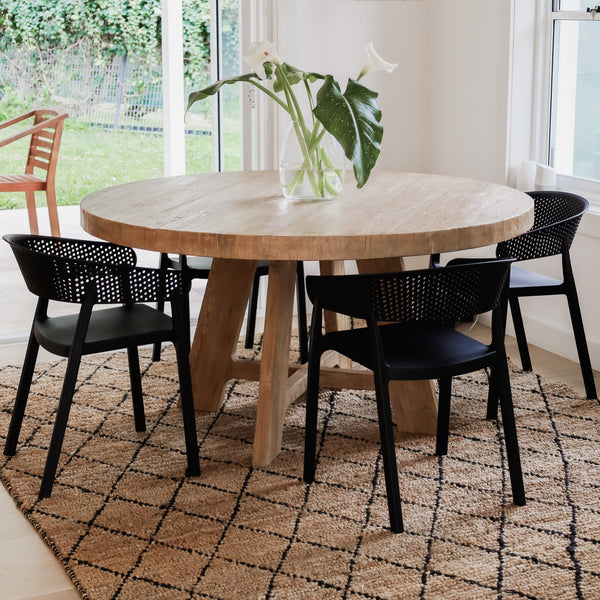Santacruz Black Outdoor Chair - Fab Habitat , Outdoor Furniture,