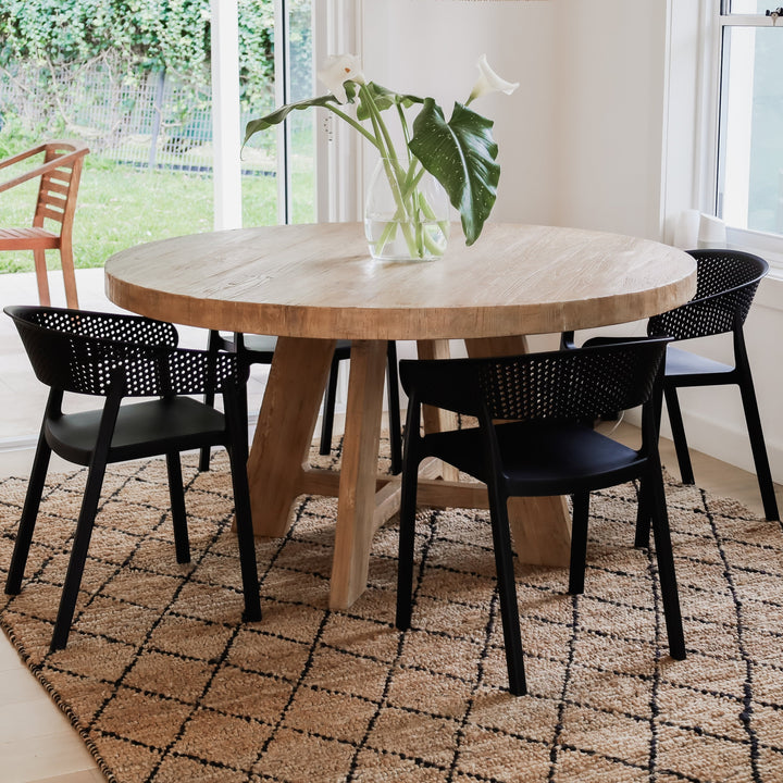 Santacruz Black Outdoor Chair - Fab Habitat , Outdoor Furniture,