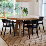 Anant Black and Natural Diamond Large Jute Rug - Fab Habitat , Jute Rug, 