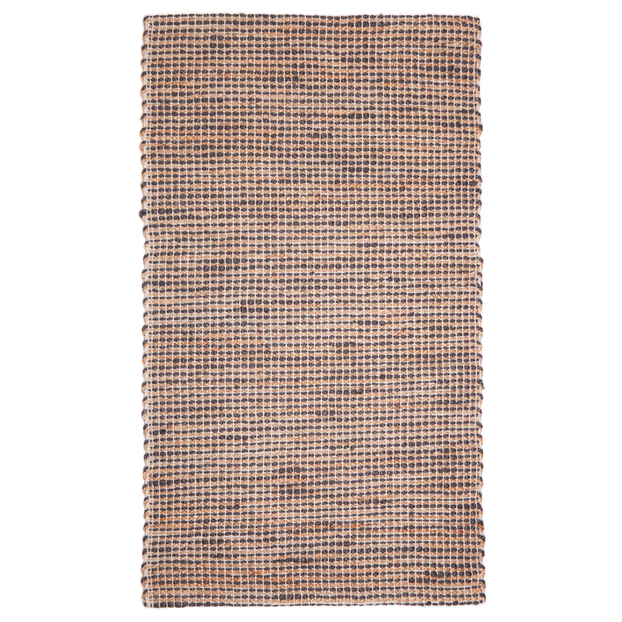 IRIS Deep Grey Large Jute Rug - Fab Habitat , Jute Rug, 