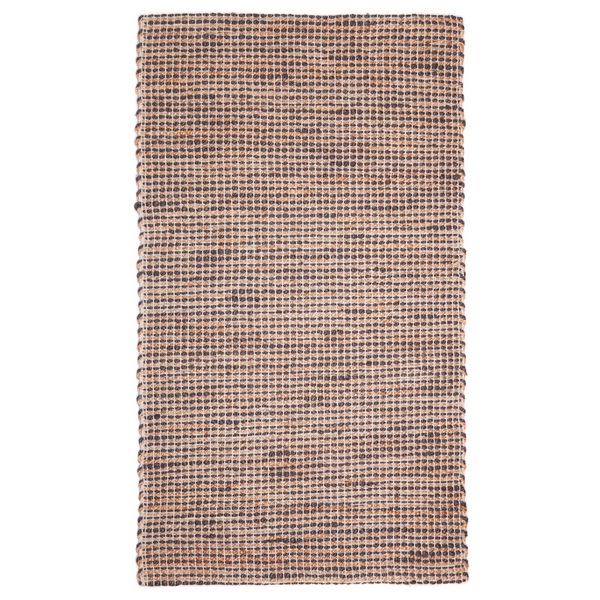 IRIS Deep Grey Large Jute Rug - Fab Habitat , Jute Rug, 