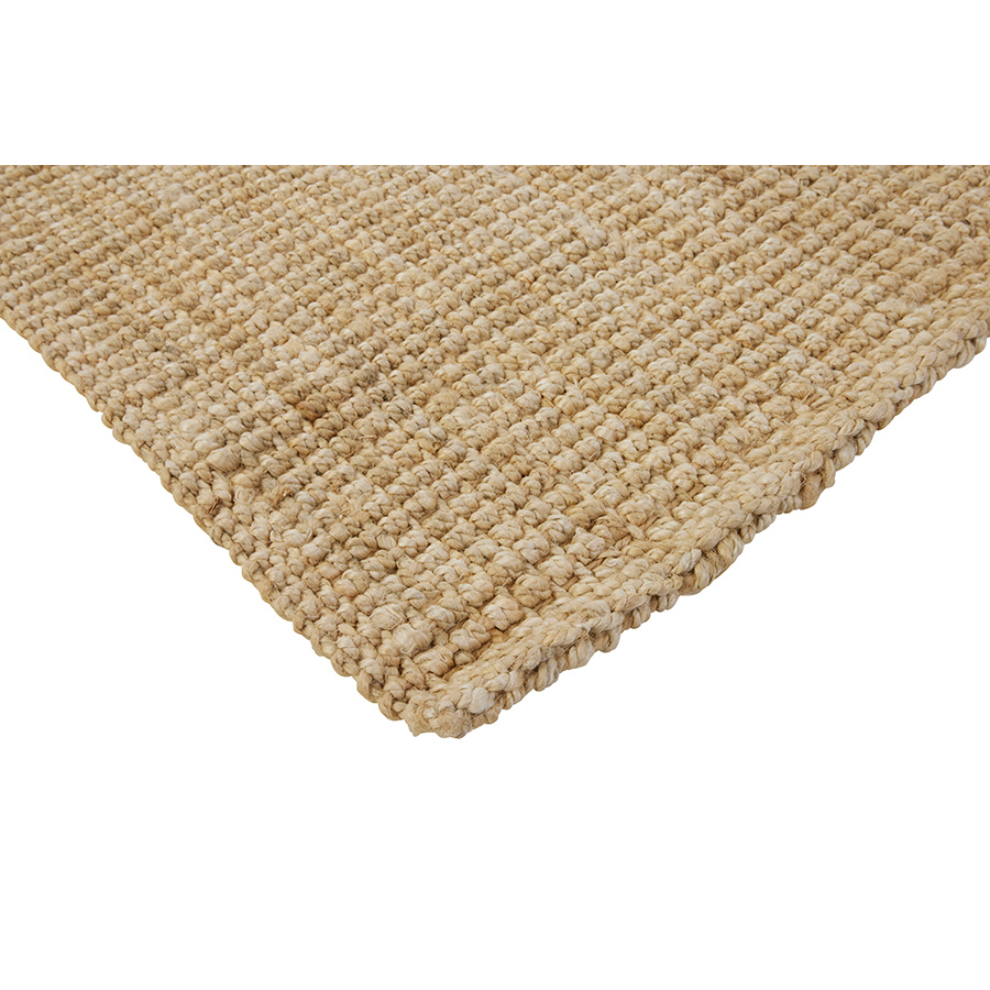 60 cm x 90 cm Indira Bleach Natural Jute Door Mat - Fab Habitat , Doormats,