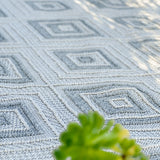 Iruya plastic tribal rug in outdoor setting – 180x270cm, buy online in Australia