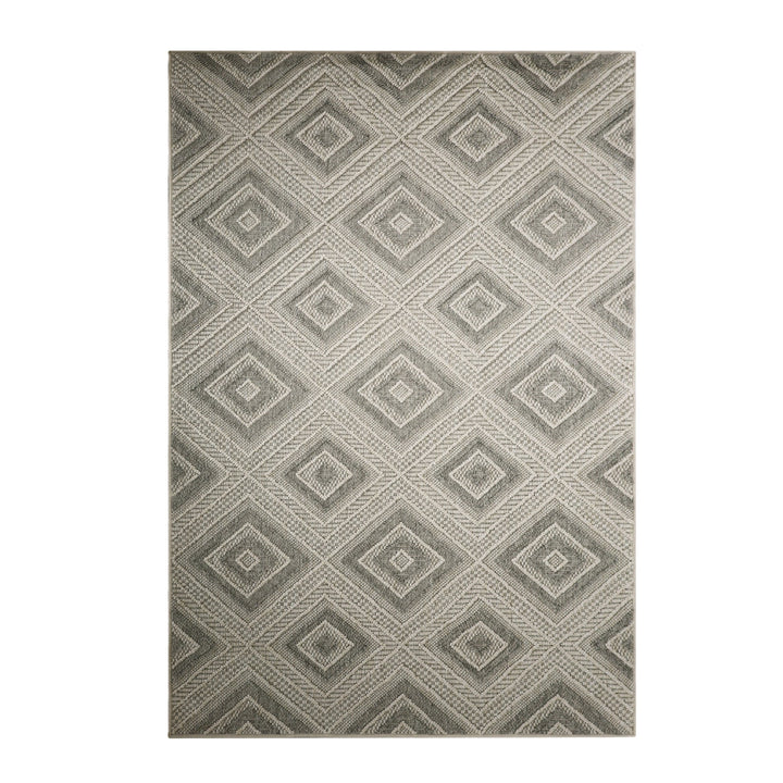 Iruya bohemian style floor rug for patio – 180x270cm eco mat, buy online in Australia