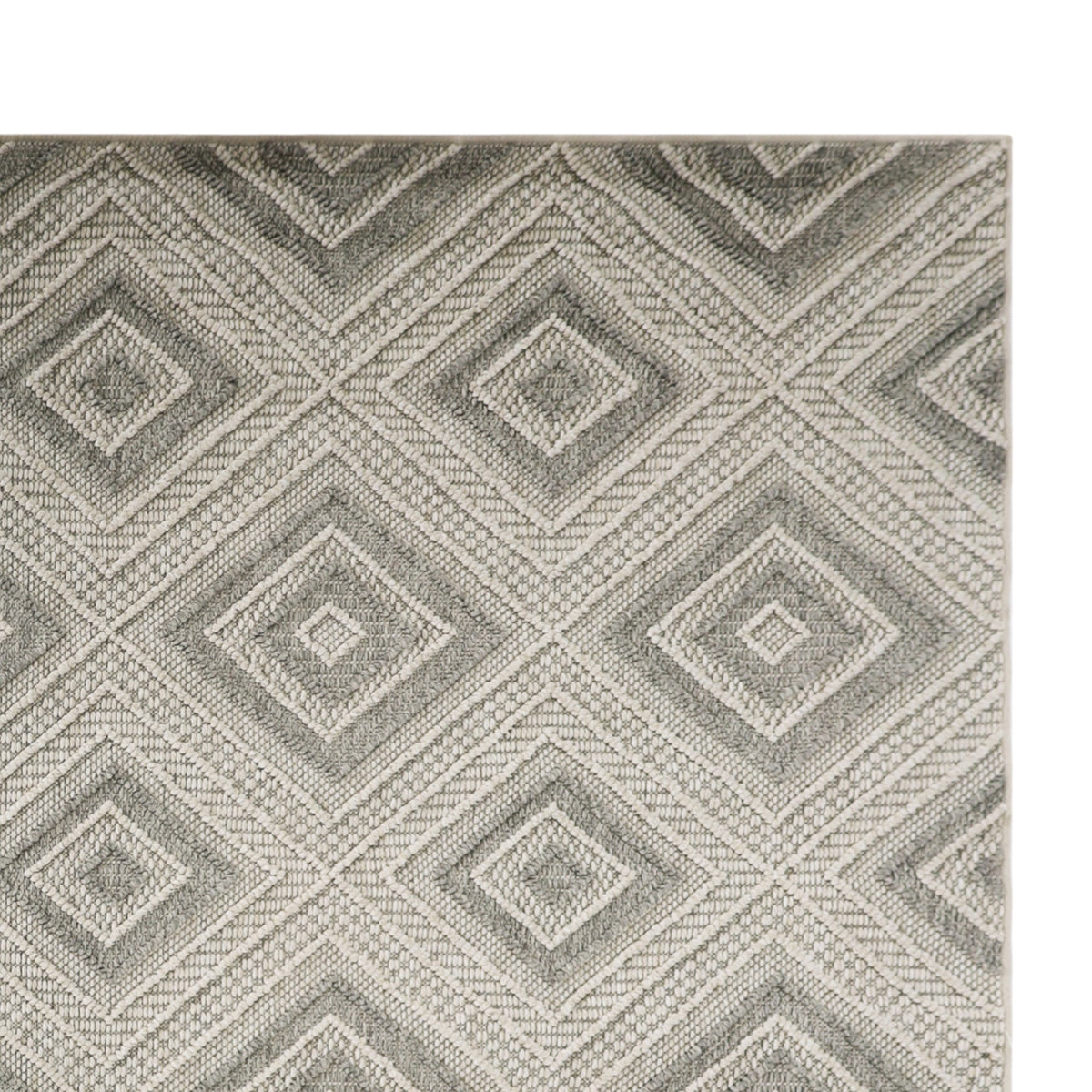 Iruya recycled plastic rug with central motif – 180x270cm, buy online in Australia