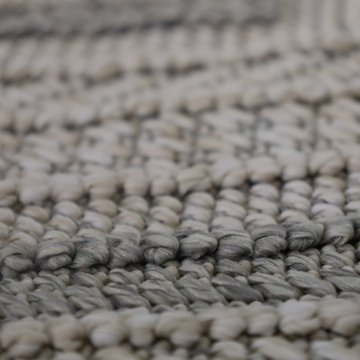 Iruya recycled tribal plastic rug – neutral earthy tones, 180x270cm, buy online in Australia
