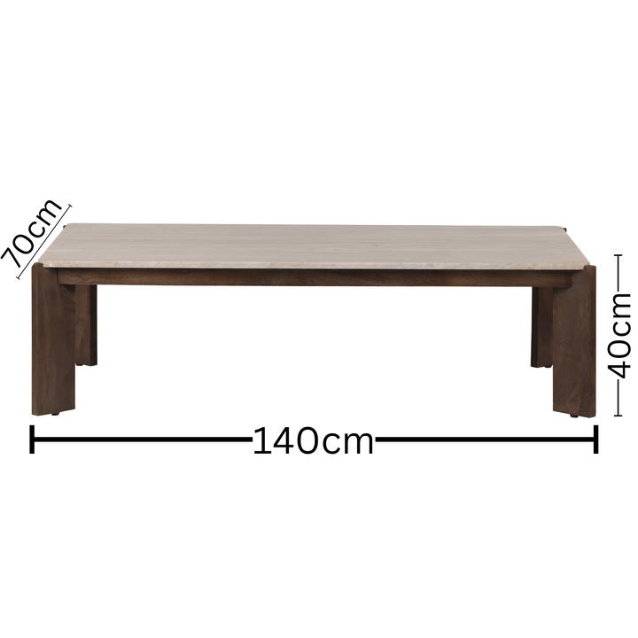 Jasper Marble Coffee Table