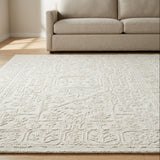 Jay Ivory 100% Wool Rug