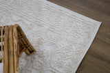 Modern wool rug for bedroom – Jay collection – 160x230 cm – ivory and grey tone – buy online in Australia