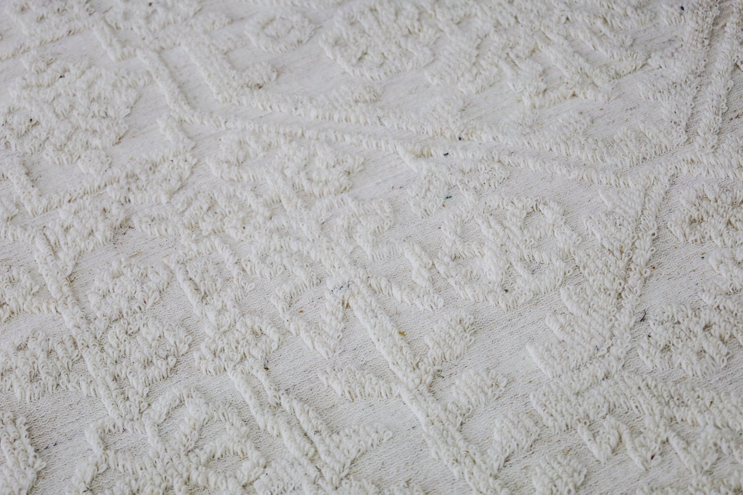 Jay wool rug under coffee table – 160x230 cm – soft neutral design – hand-tufted – buy online in Australia