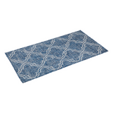 Jinju Blue Trellis Polypropylene Large Outdoor Rug - Fab Habitat , Outdoor Rugs, 