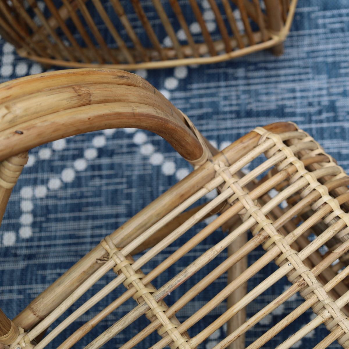 Jinju woven grey rug – premium cotton rug buy online in Australia