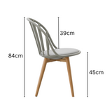 Jiri Grey Dining Chair - Fab Habitat , Chairs,