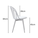 Jiri White Dining Chair - Fab Habitat , Chairs,
