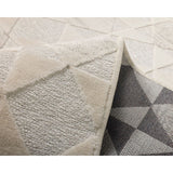 Kaamli Grey Indoor Outdoor Large Rug