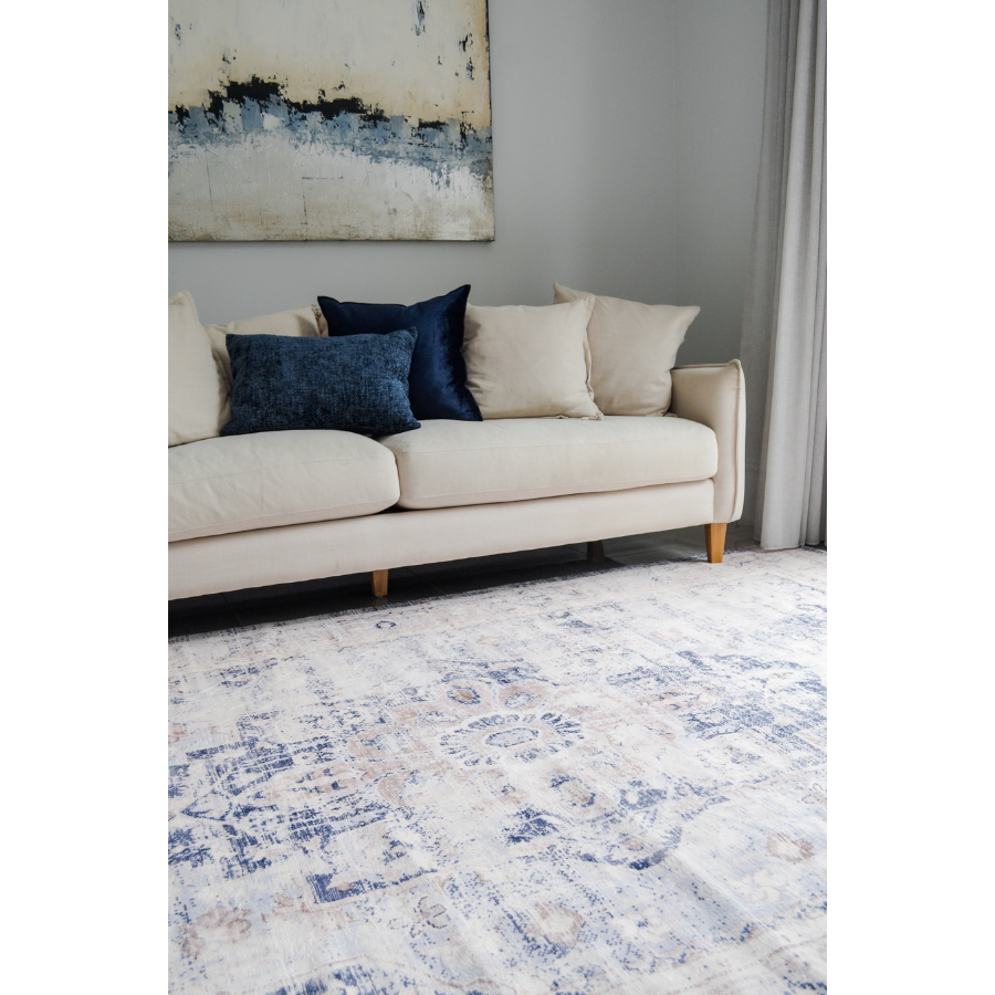 Kiara Distressed Machine Washable Large Rug - Fab Habitat , Rugs, 