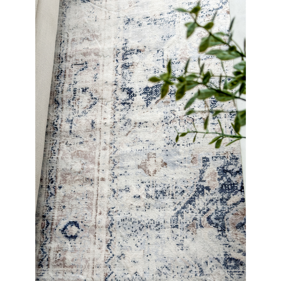 Kiara Distressed Machine Washable Large Rug - Fab Habitat , Rugs, 