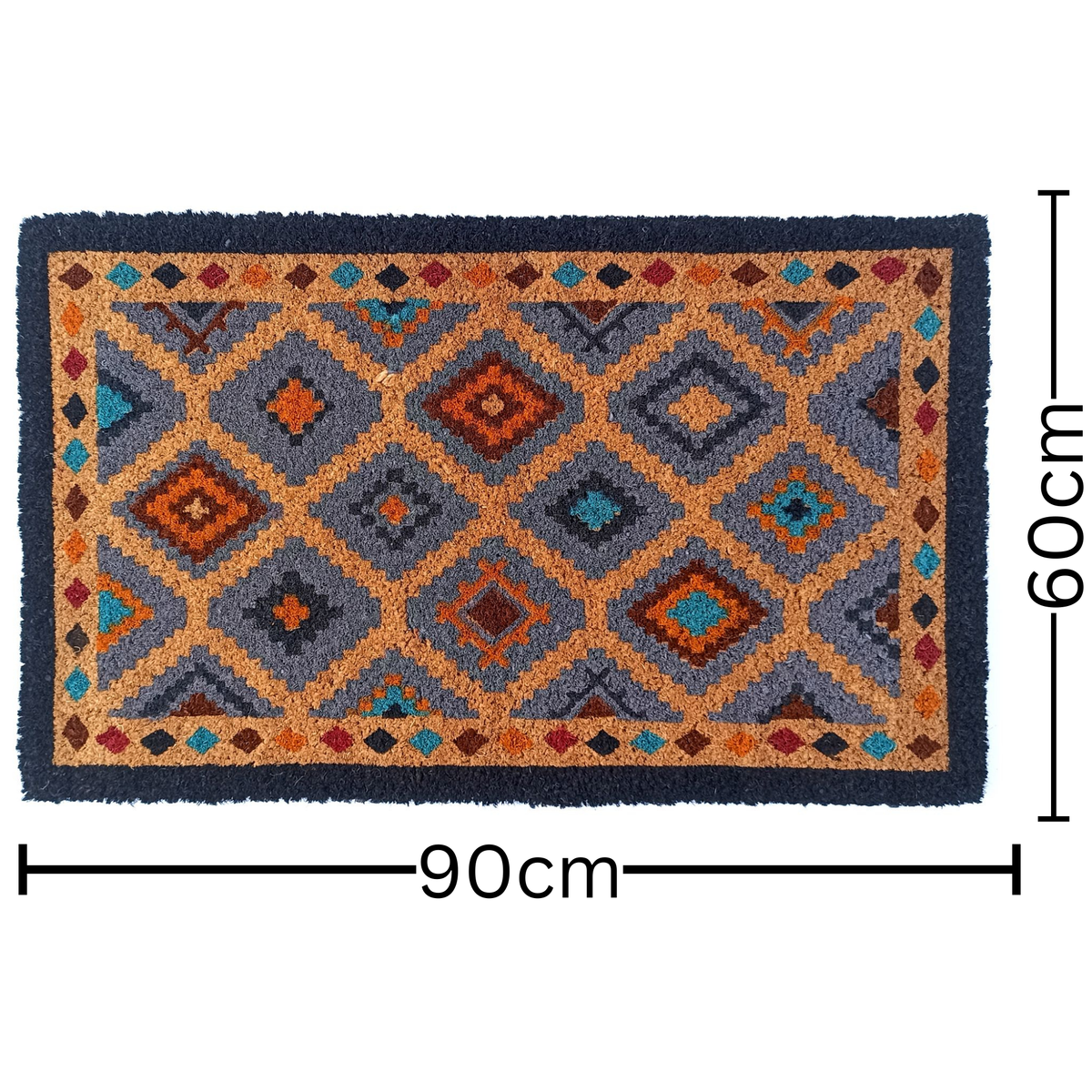 Kilim Multicolour Entry Mat 60x90cm – Fab Habitat – Buy Online in Australia