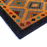 Kilim Multicolour PVC Backed Coir Doormat - Fab Habitat , Doormats, 