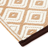 Kimberley Beige & White Diamond Outdoor Picnic Rug - Fab Habitat , Picnic Rugs, 