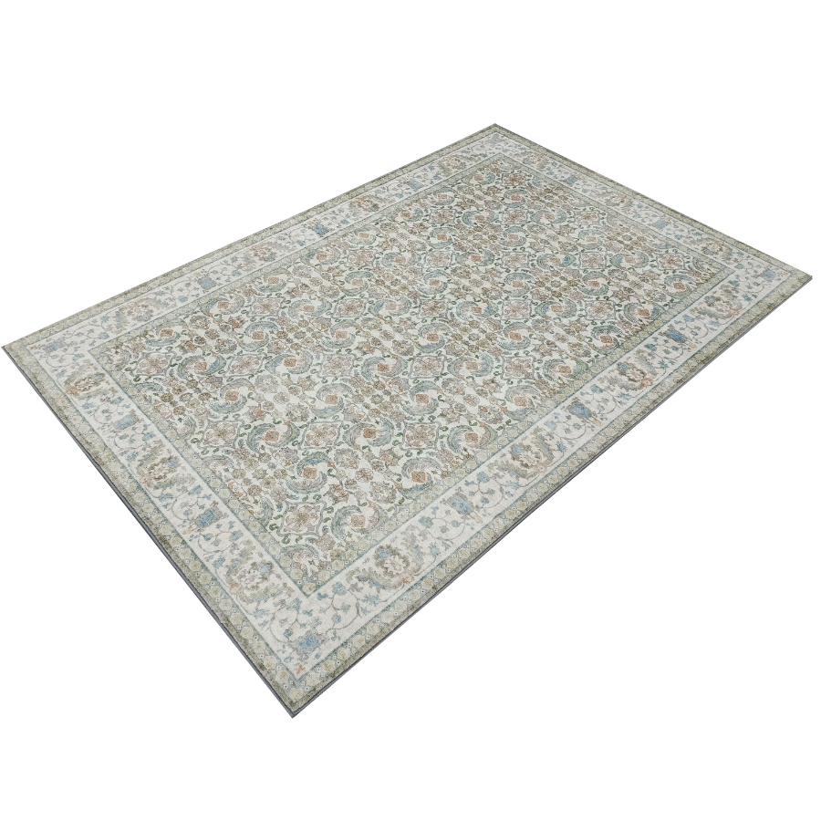 Kingston Multicoloured Distressed Machine Washable Rug