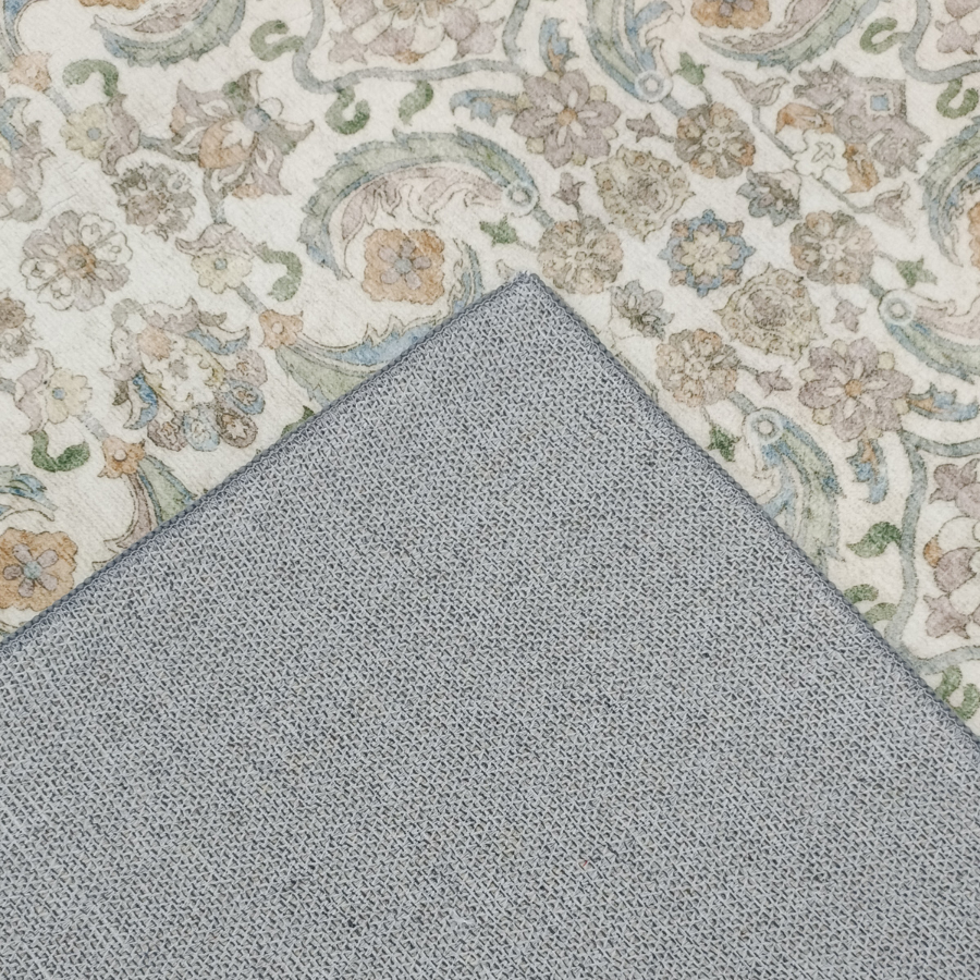 Kingston Multicoloured Distressed Machine Washable Rug