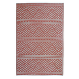 Kona Peach Recycled Plastic Large Outdoor Rug - Fab Habitat , Recycled Plastic Rugs & Mats, 