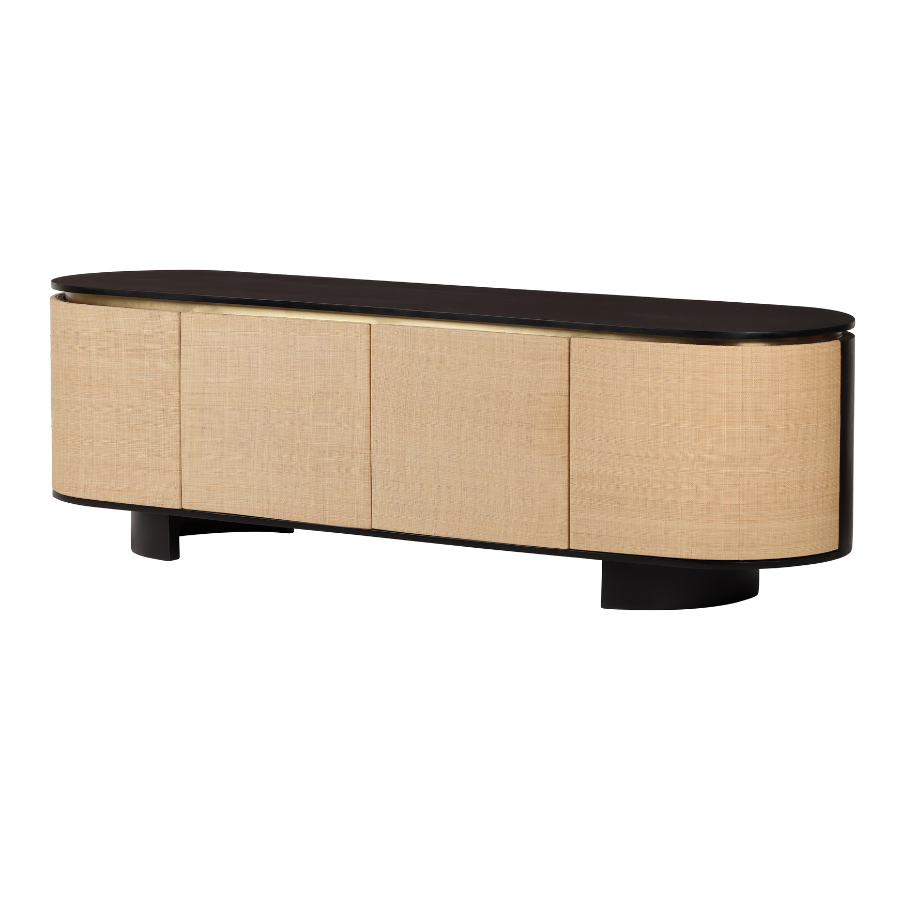 Koray Natural Entertainment TV Unit with Storage