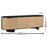 Koray Natural Entertainment TV Unit with Storage
