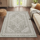 Lagos Grey Machine Washable Rug