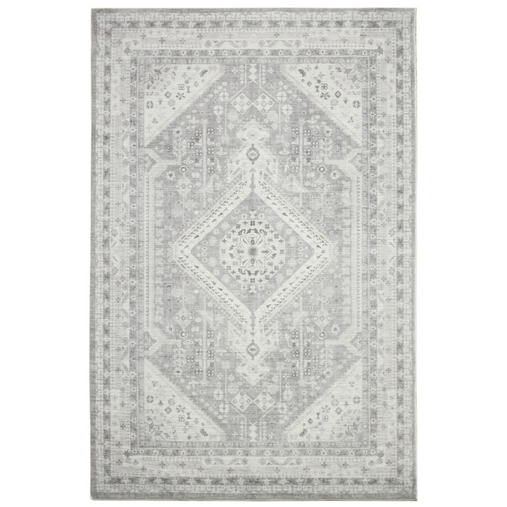 Lagos Machine Washable Large Grey Carpet Rug - Fab Habitat , Rugs, [product_size],