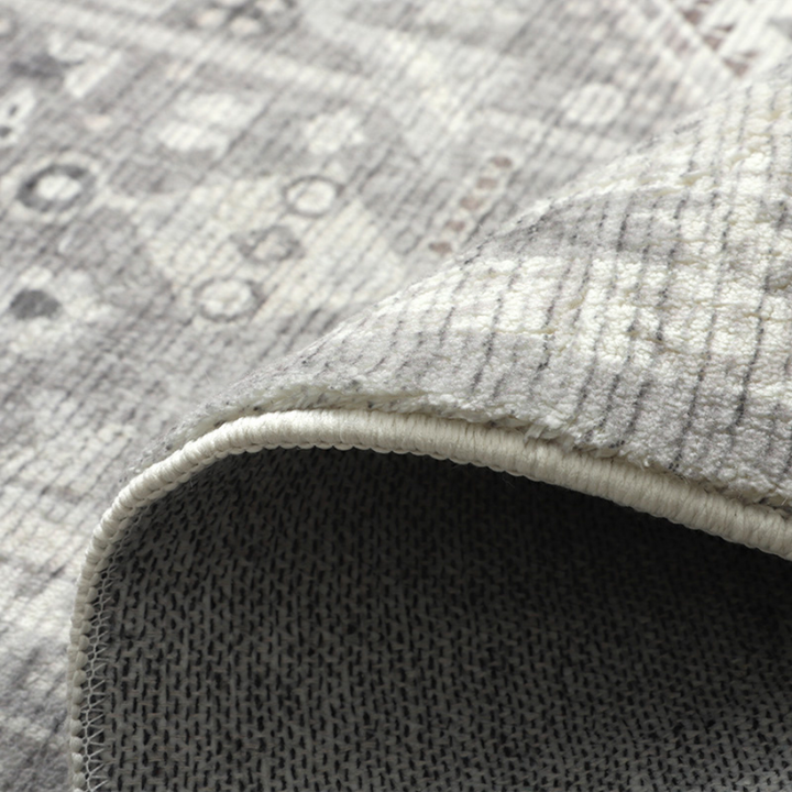 Lagos Machine Washable Large Grey Carpet Rug - Fab Habitat , Rugs, [product_size],