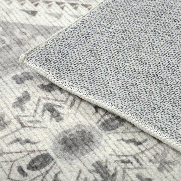 Lagos Machine Washable Large Grey Carpet Rug - Fab Habitat , Rugs, [product_size],