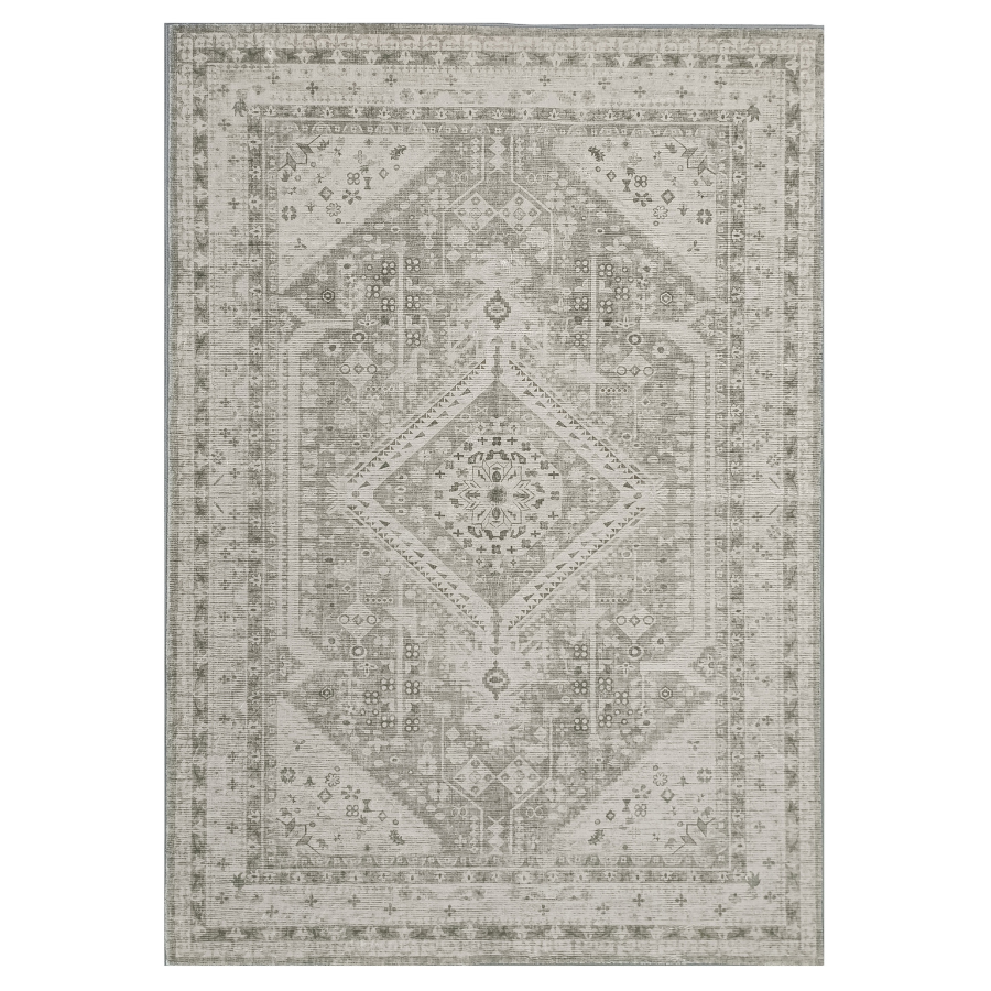Lagos Grey Machine Washable Rug