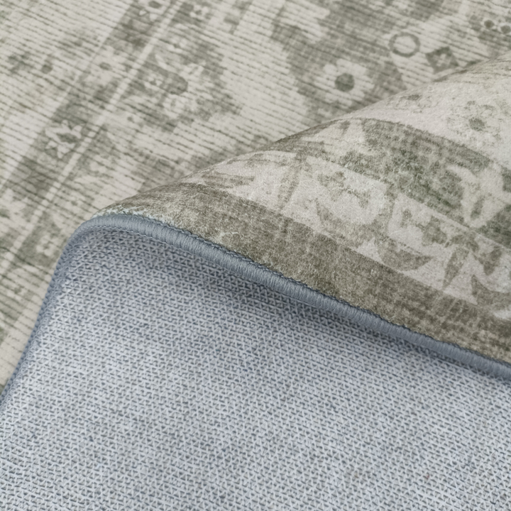 60 Cm X 180 Cm Lagos Grey Machine Washable Non Slip Kitchen Mat