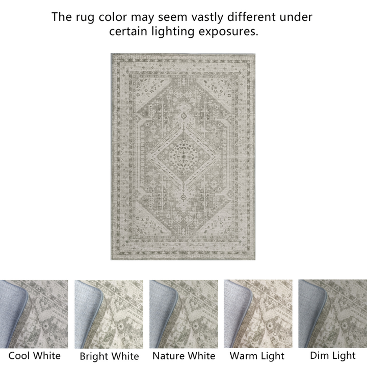 60 Cm X 180 Cm Lagos Grey Machine Washable Non Slip Kitchen Mat