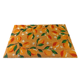 Lemon Branches PVC Backed Coir Doormat - Fab Habitat , Doormats,